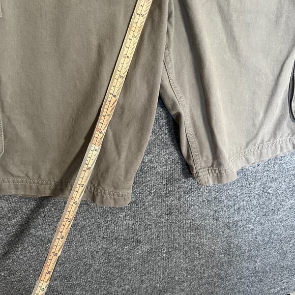 Quiksilver Shorts Mens 38 Beige Cargo Heavy Y2K Surf Skater Pockets Outdoors - Picture 5 of 12